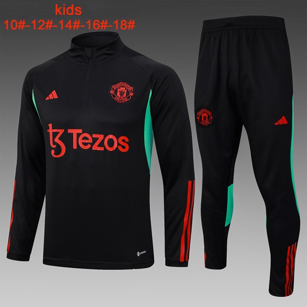 Ninos Sudadera De Training Manchester United 2024 Negro